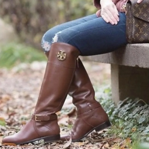 NIB TORY BURCH ADELINE RIDING BOOT 8 - Picture 3 of 16